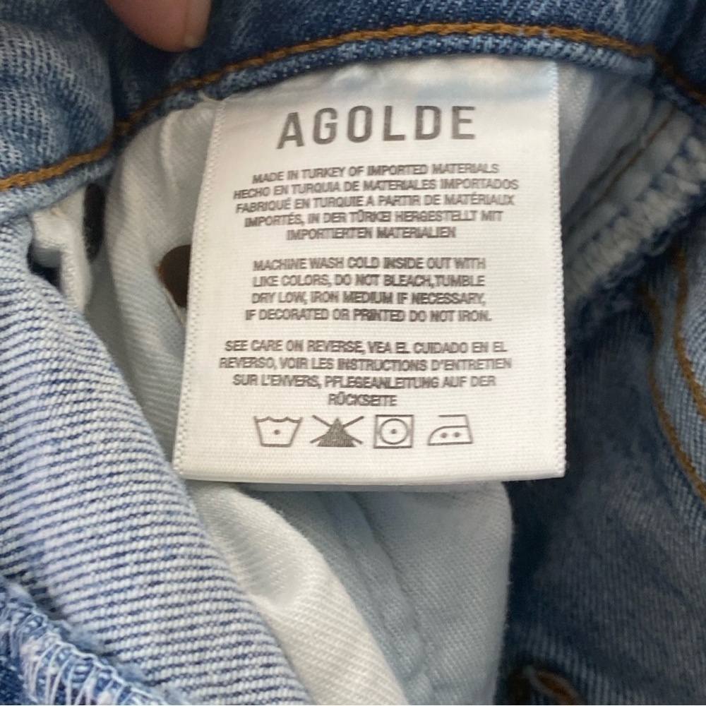Agolde Riley High Rise Straight Crop Jean - Picture 11 of 13